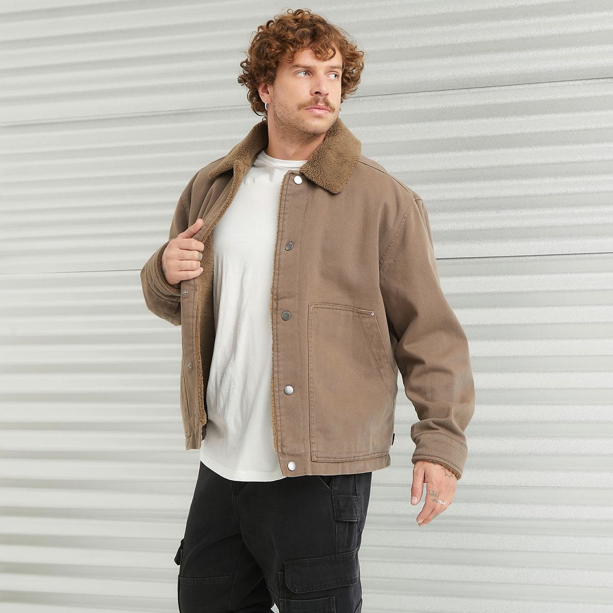 AMERICANINO - Chaqueta Tela Manga Larga Hombre Americanino