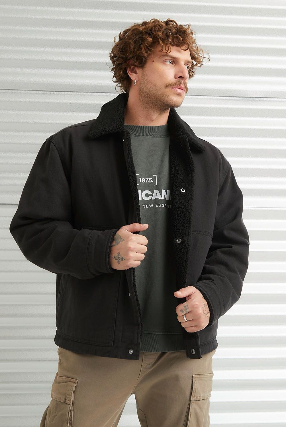 AMERICANINO - Chaqueta Tela Manga Larga Hombre Americanino