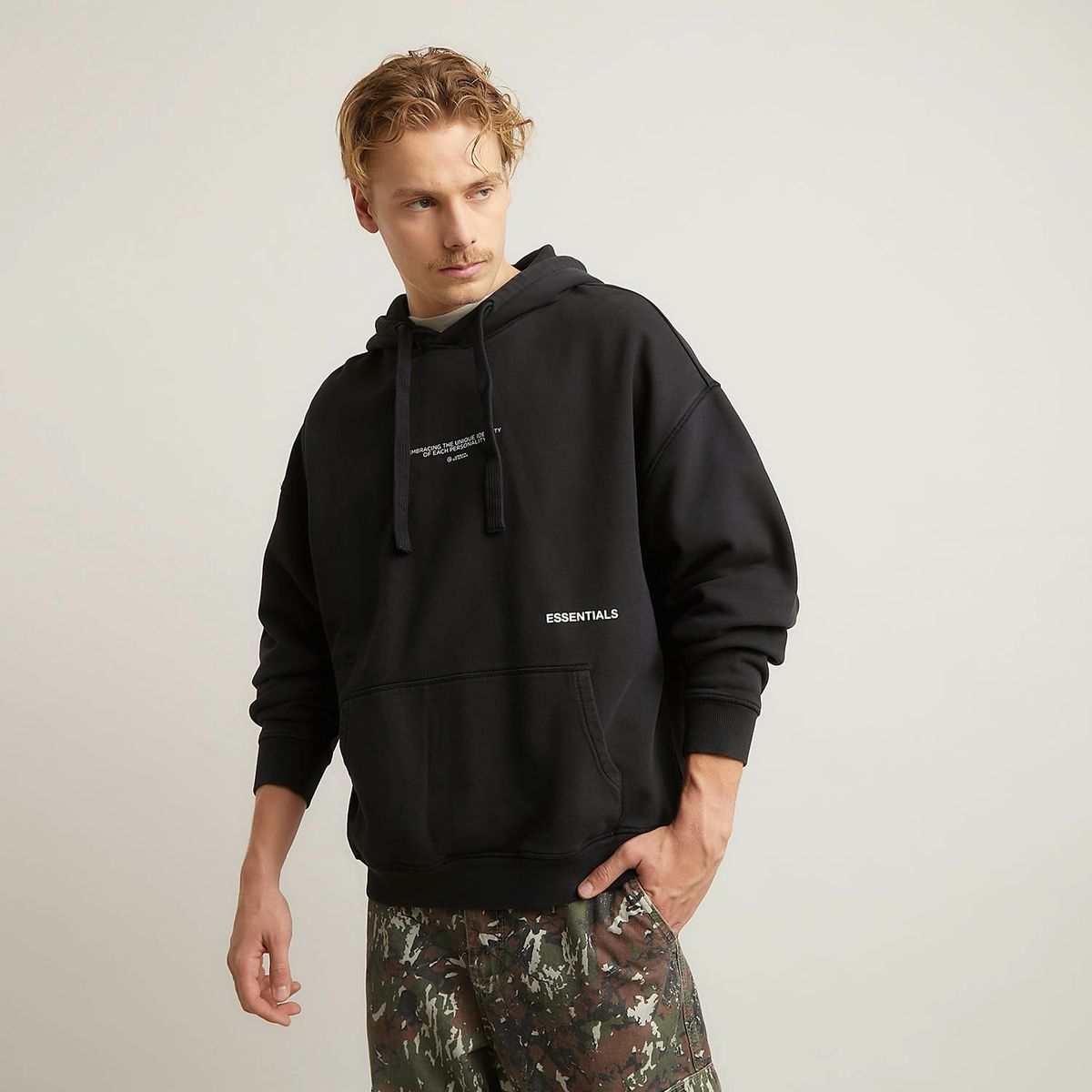 AMERICANINO - Polerón Americanino Canguro Algodón Manga Larga Hombre