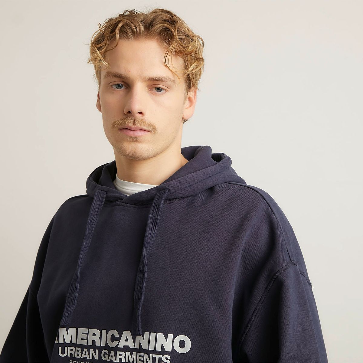 AMERICANINO - Polerón Americanino Canguro Algodón Manga Larga Hombre