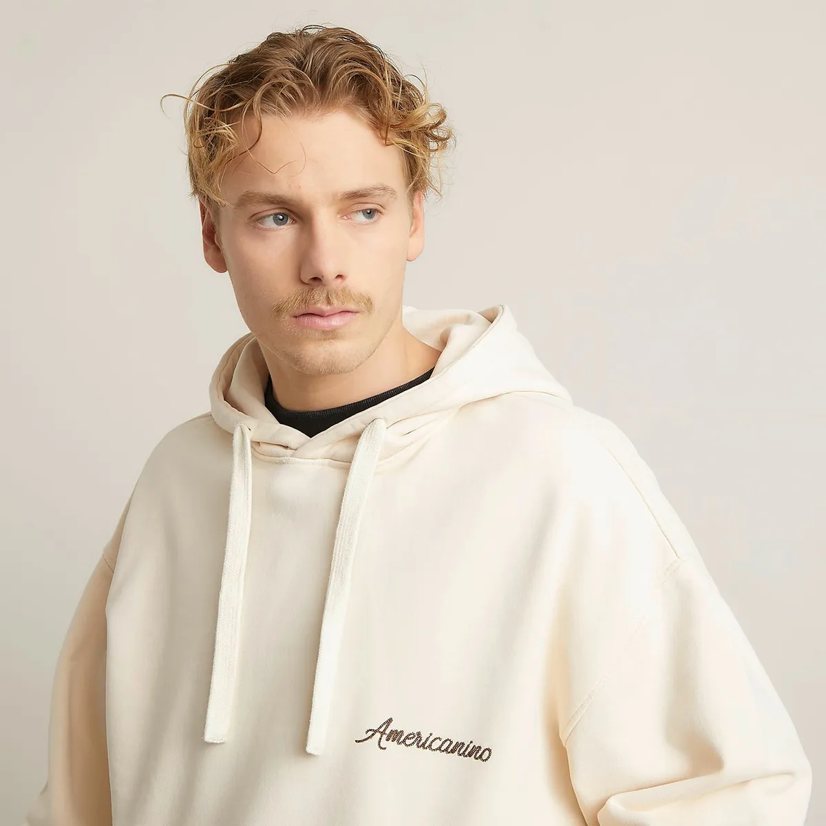 AMERICANINO - Polerón Americanino Canguro Algodón Manga Larga Hombre