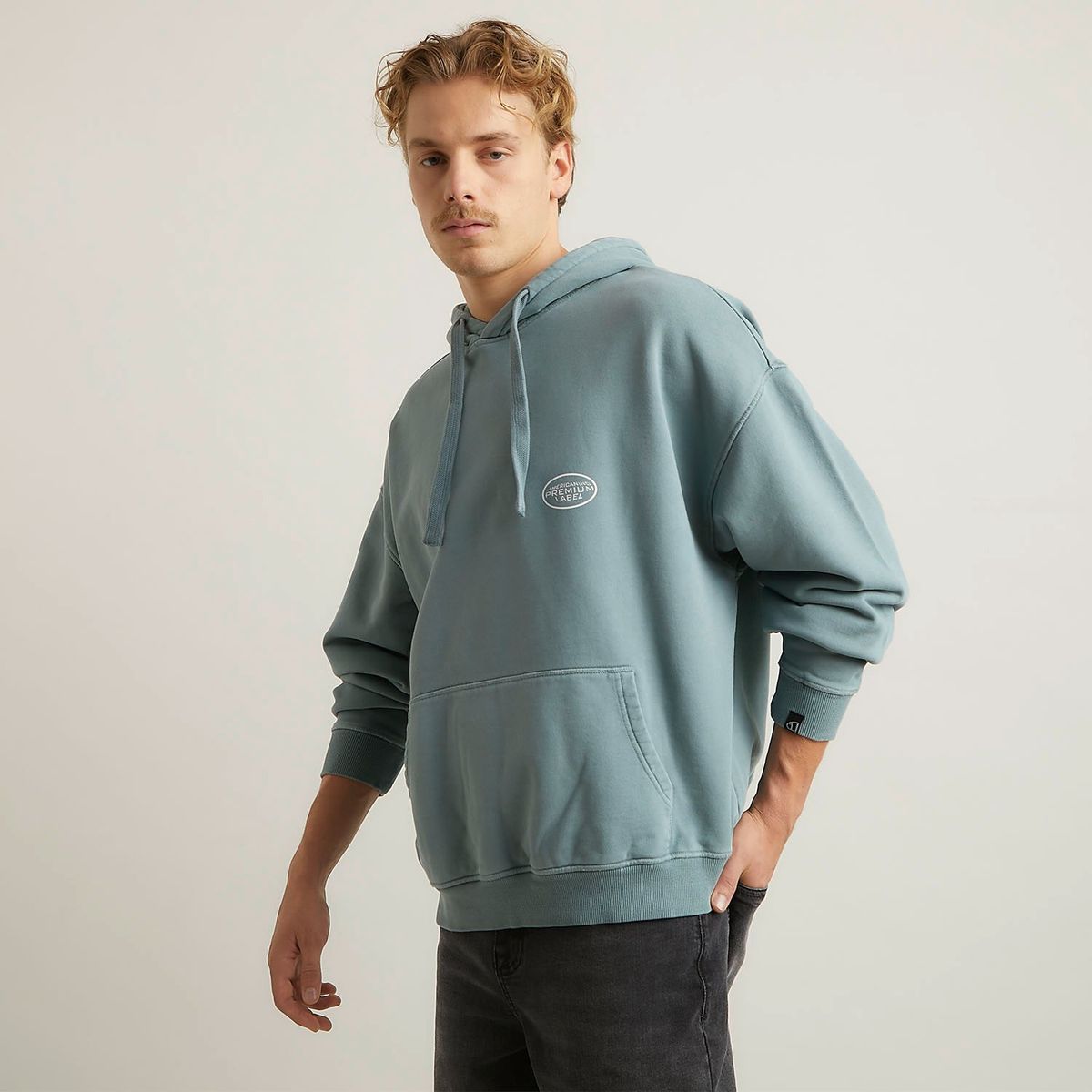 AMERICANINO - Polerón Americanino Canguro Algodón Manga Larga Hombre