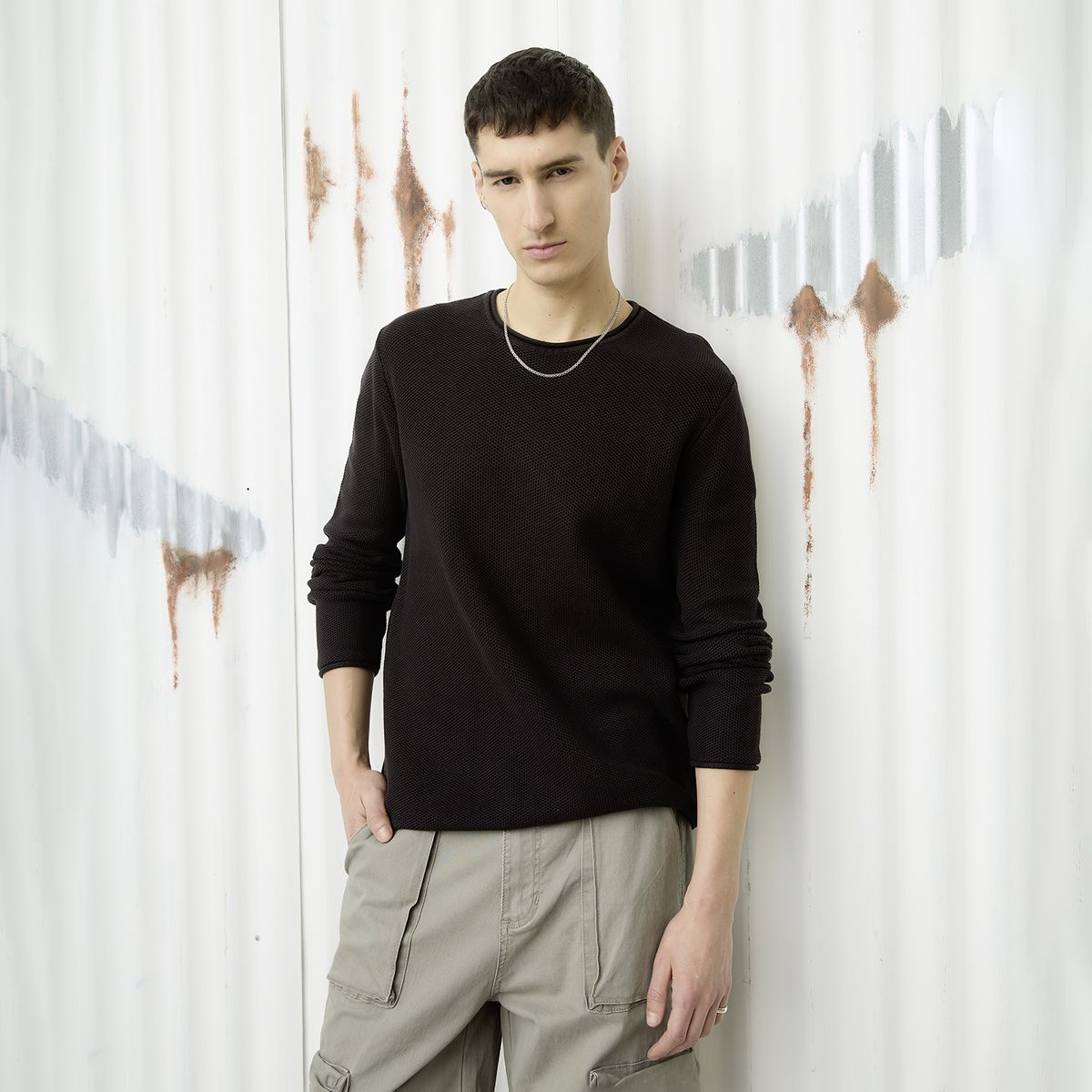 AMERICANINO - Sweater Casual Algodón Hombre Americanino