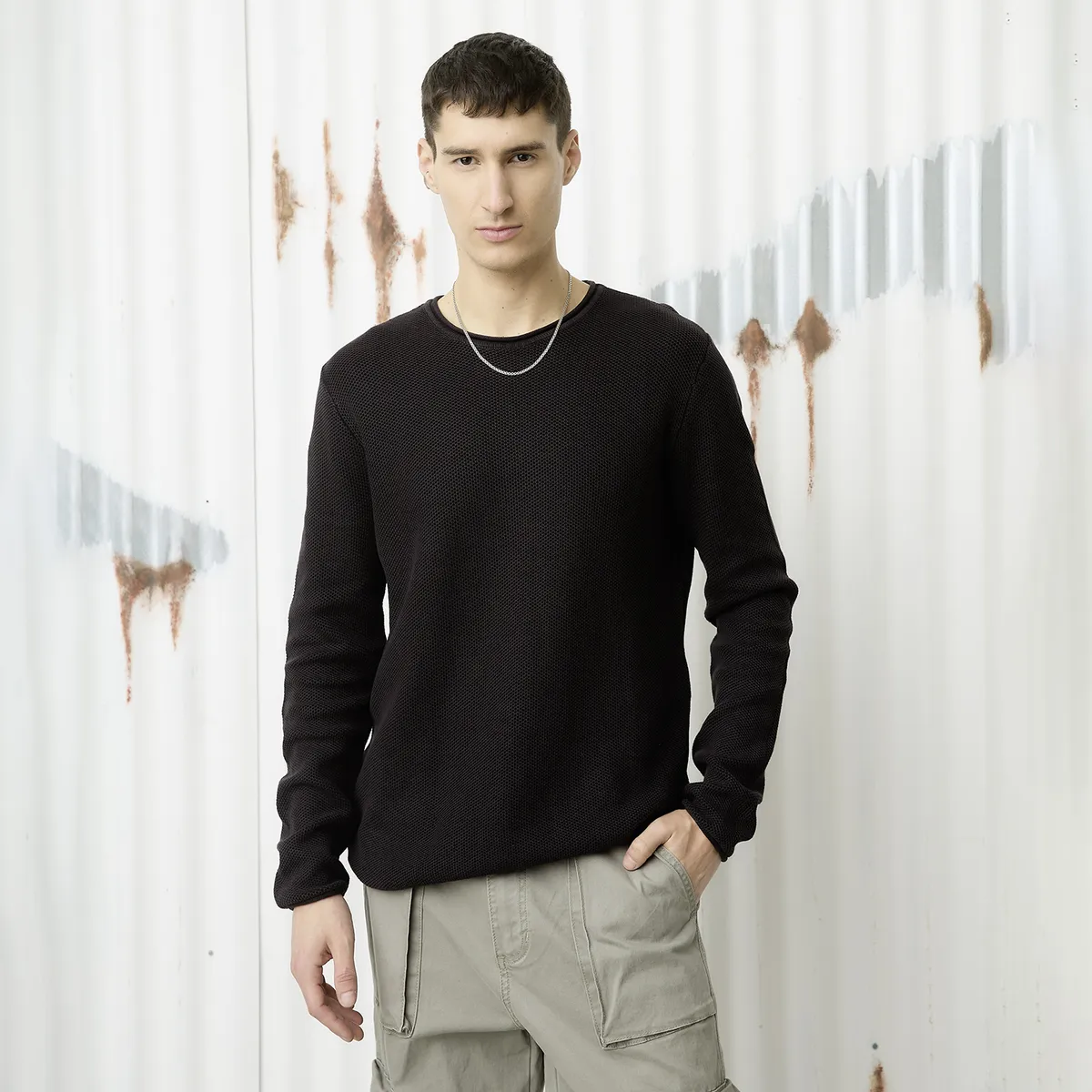 AMERICANINO - Sweater Casual Algodón Hombre Americanino