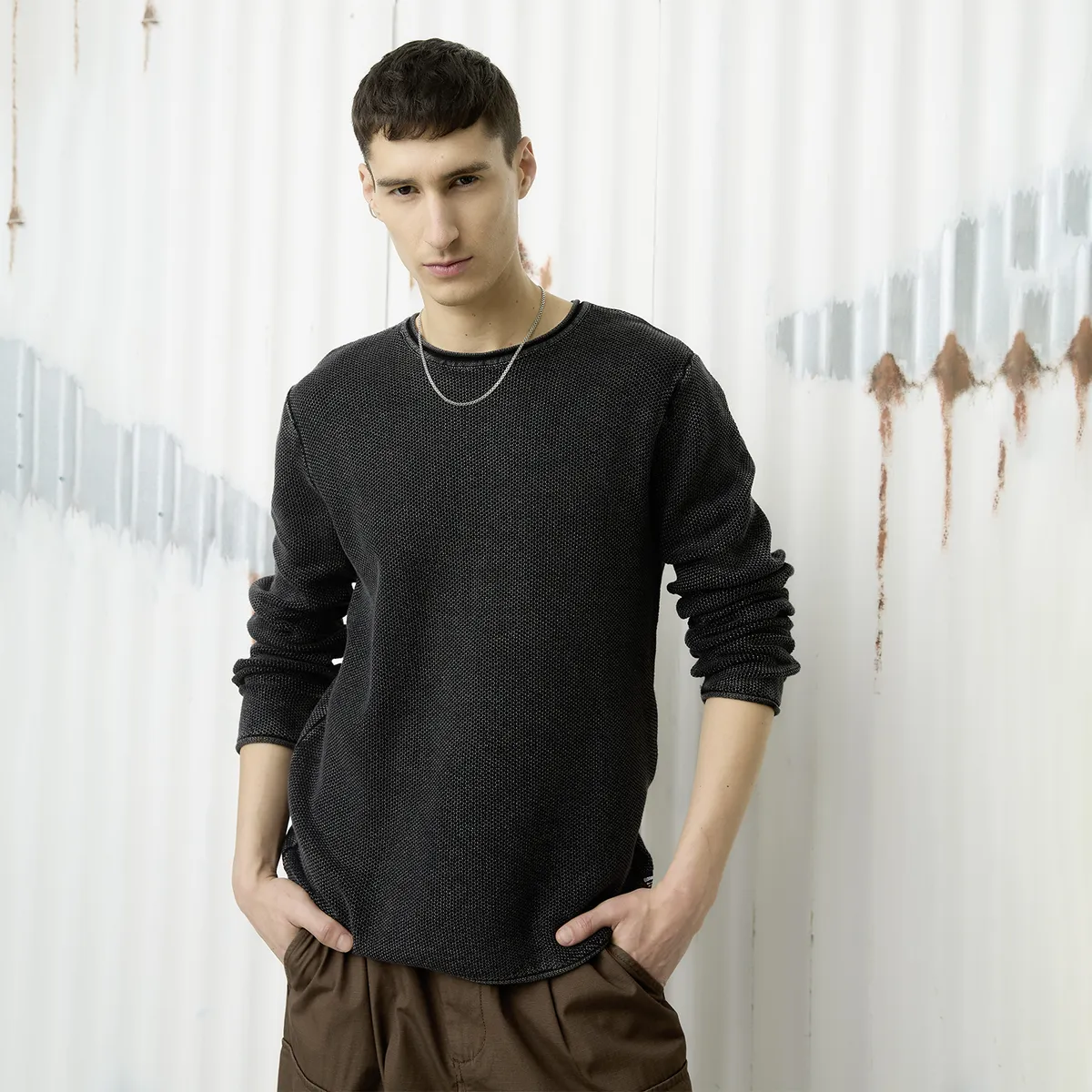 AMERICANINO - Sweater Casual Algodón Hombre Americanino