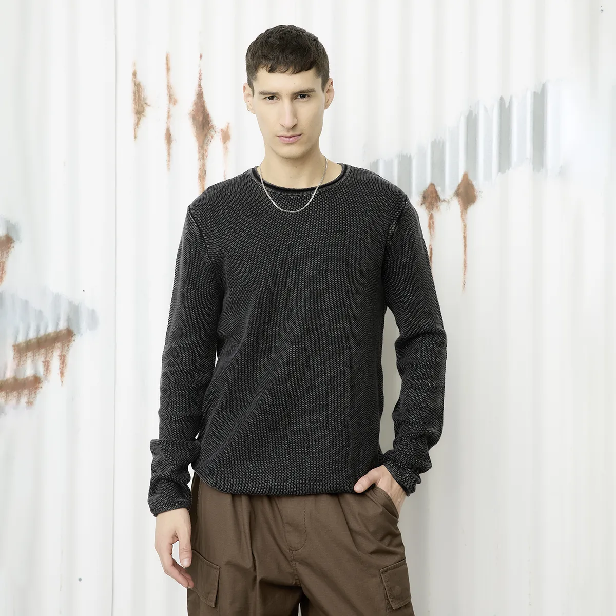 AMERICANINO - Sweater Casual Algodón Hombre Americanino