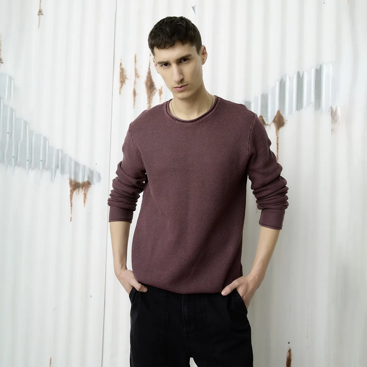 AMERICANINO - Sweater Casual Algodón Hombre Americanino