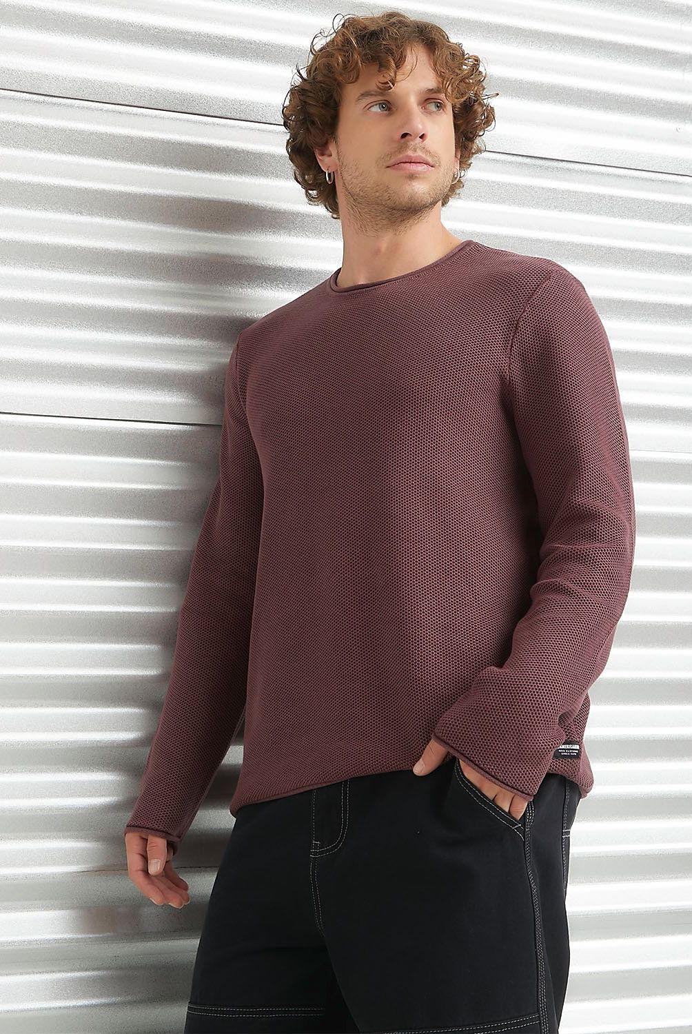 AMERICANINO - Sweater Casual Algodón Hombre Americanino