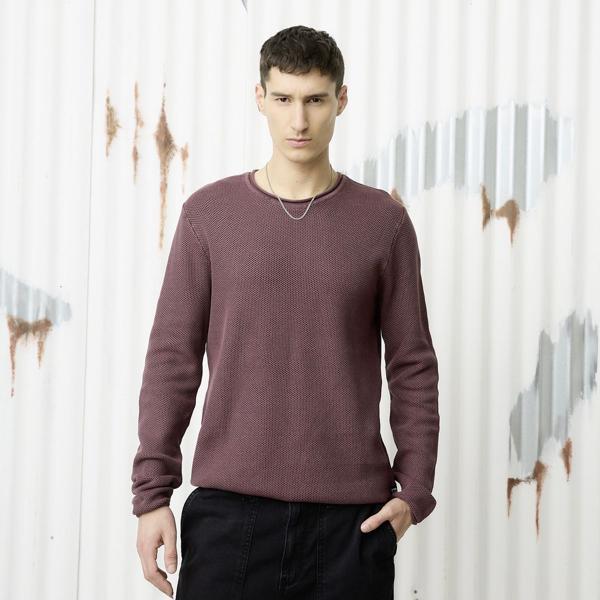 AMERICANINO - Sweater Casual Algodón Hombre Americanino