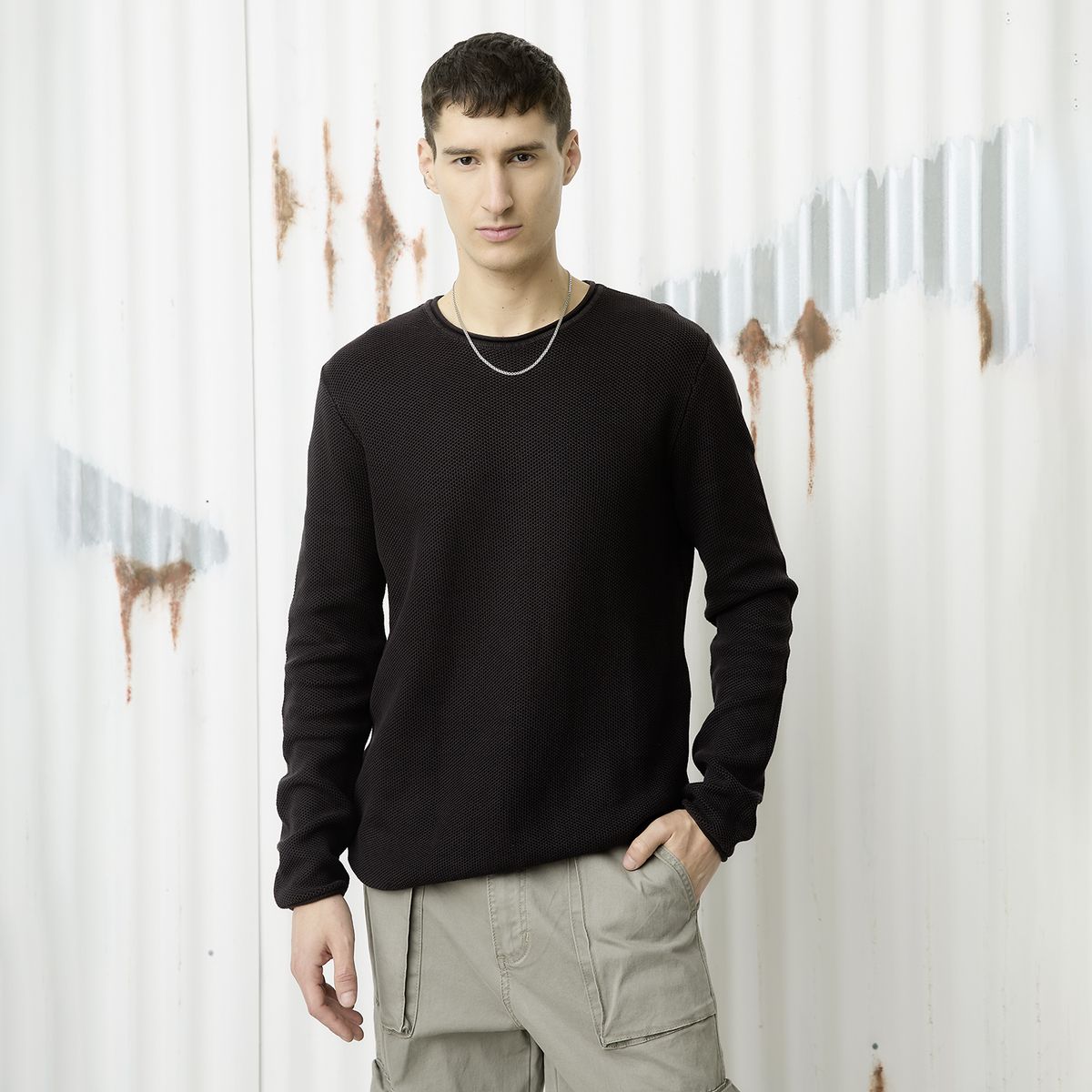 AMERICANINO - Sweater Casual Algodón Hombre Americanino