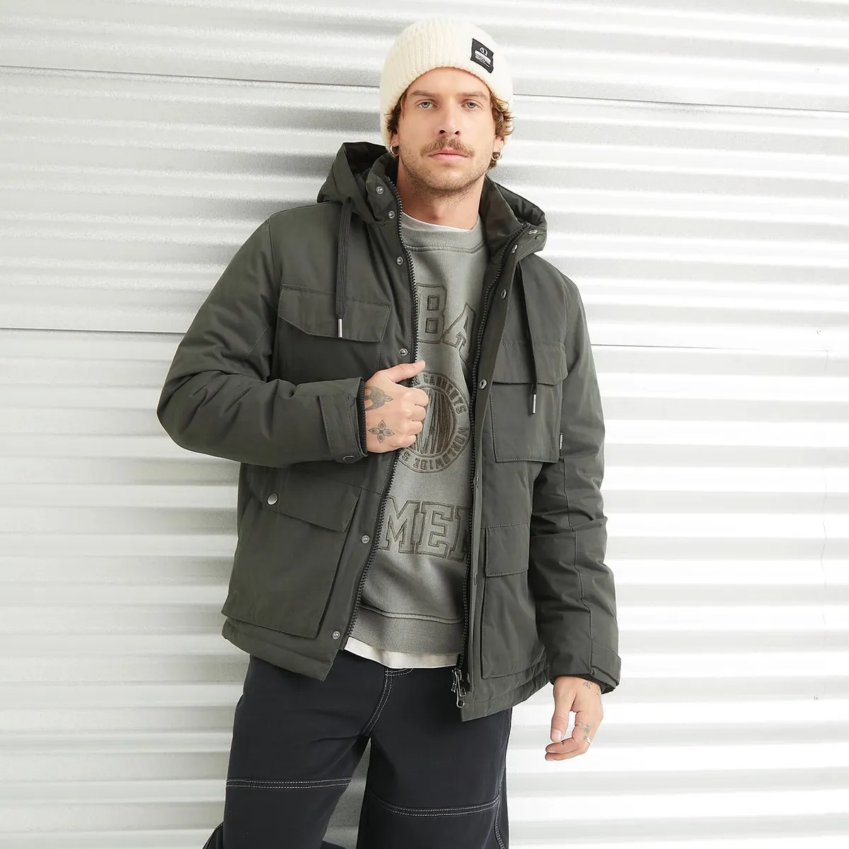 AMERICANINO - Chaqueta Acolchada Hombre Americanino