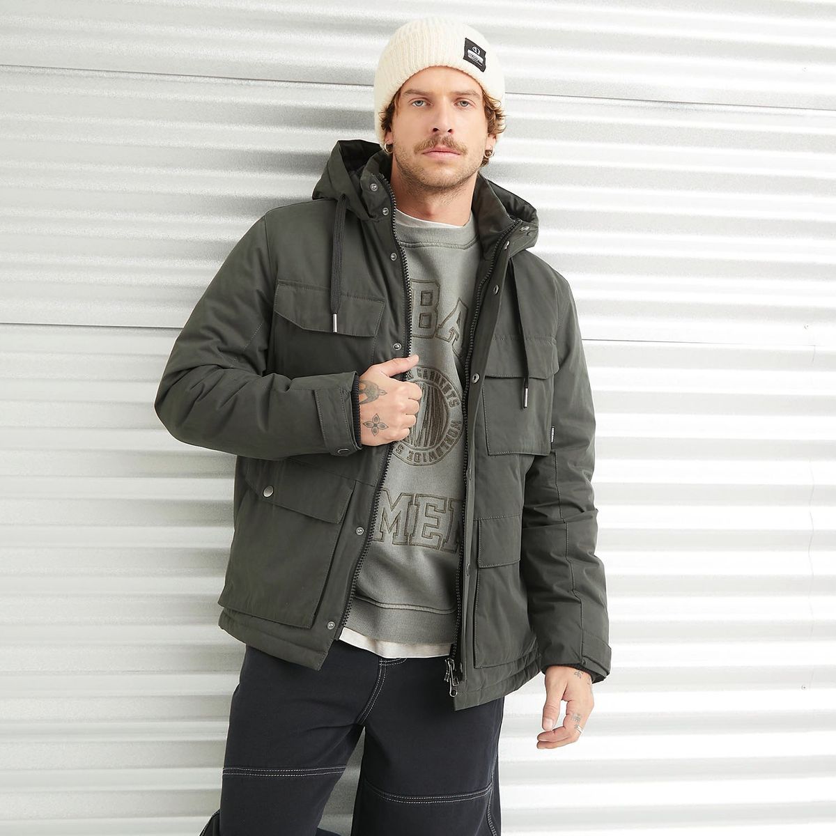 AMERICANINO - Chaqueta Acolchada Hombre Americanino