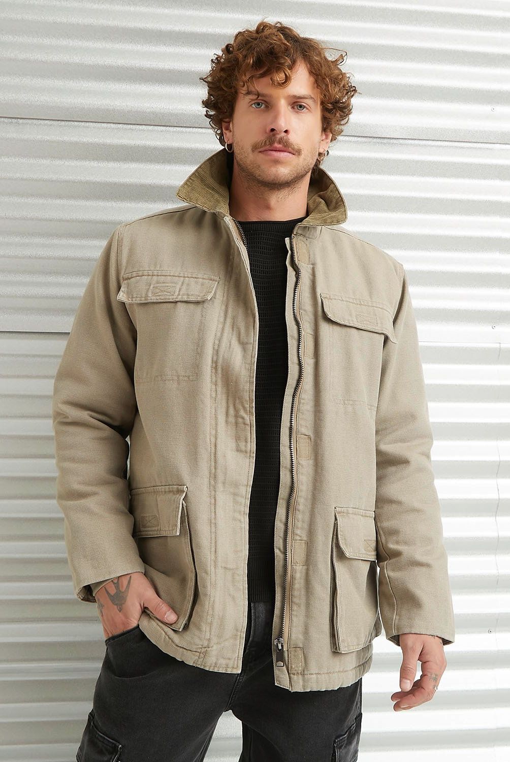 AMERICANINO - Chaqueta Utility Hombre Americanino