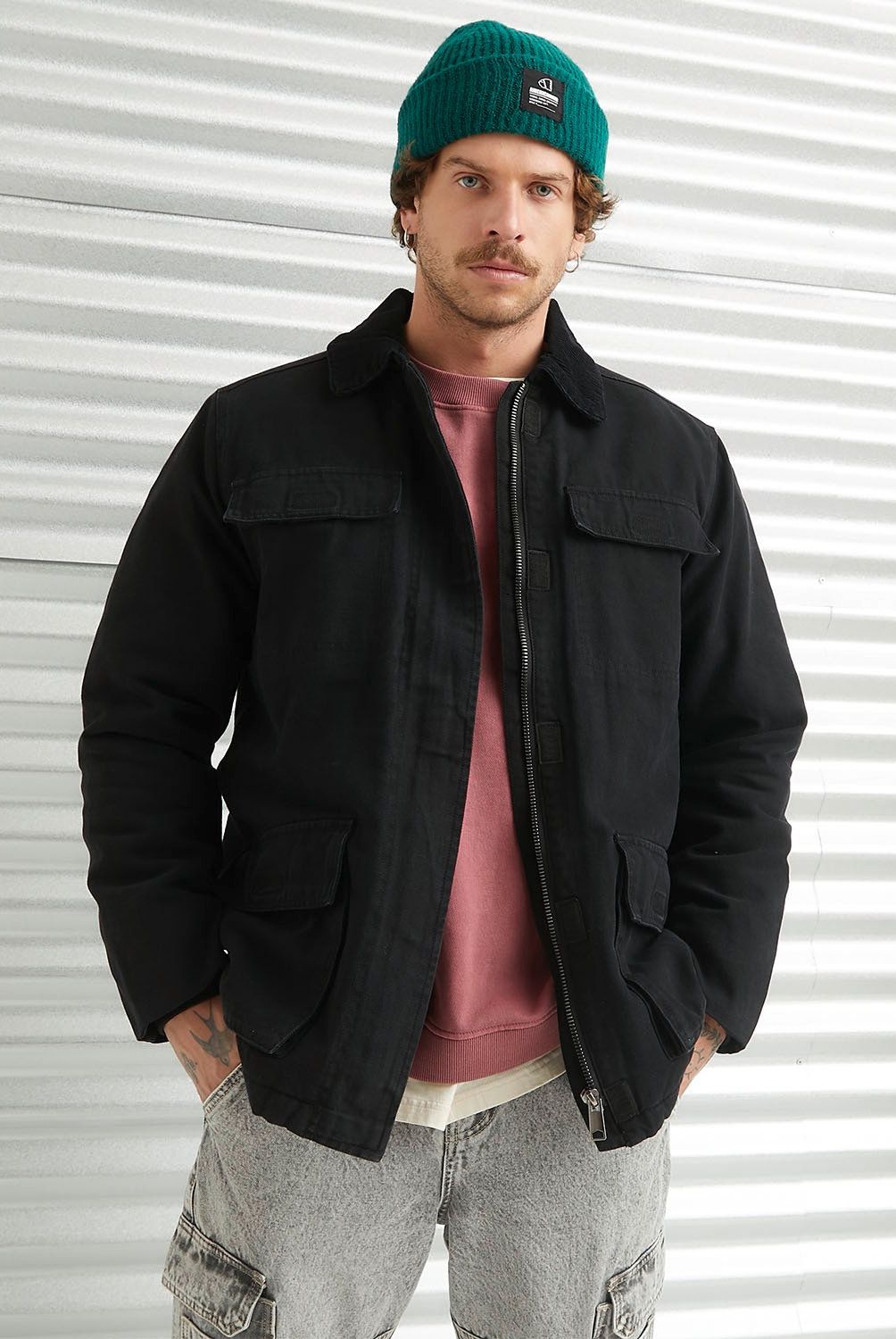 AMERICANINO - Chaqueta Utility Hombre Americanino