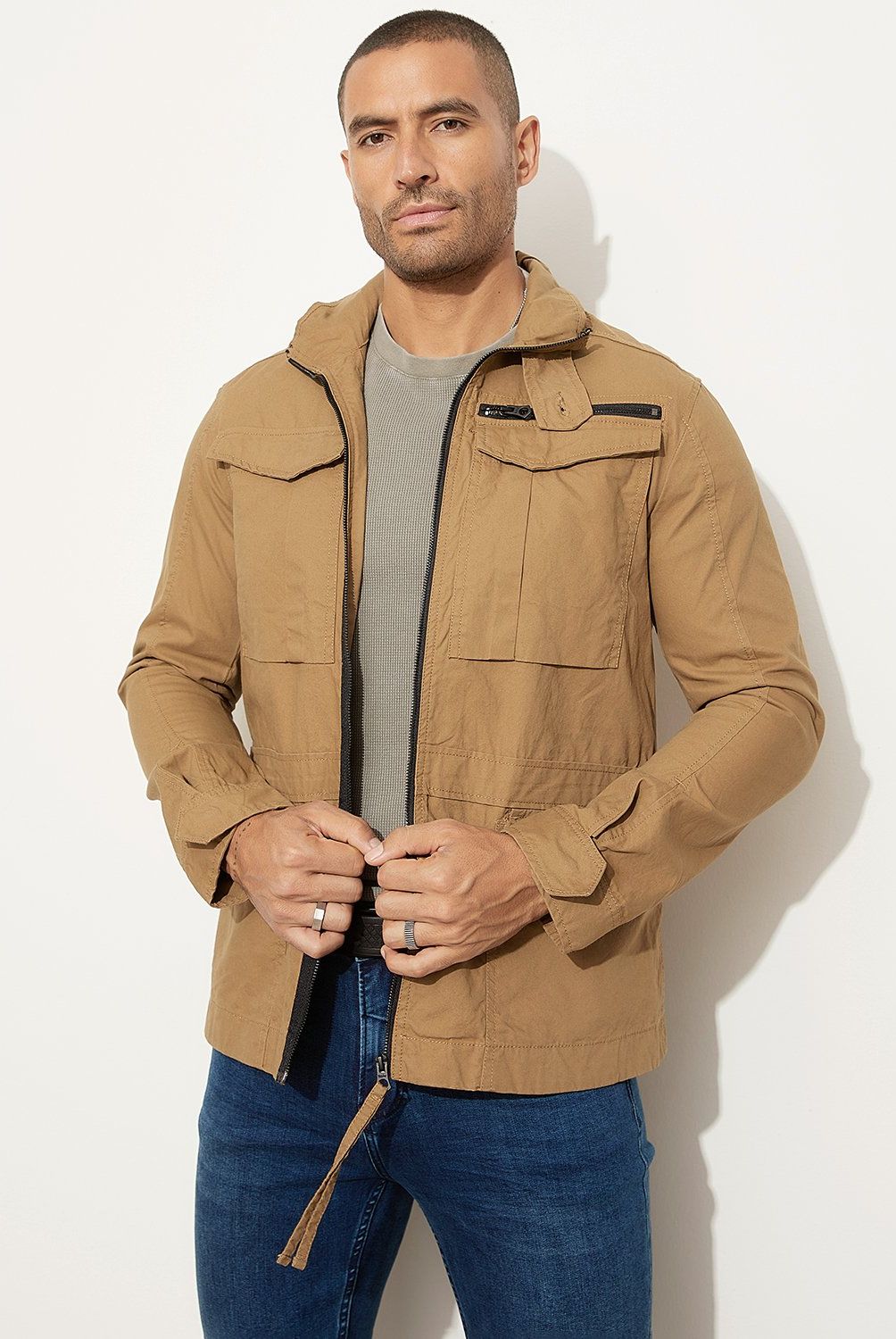 MOSSIMO - Chaqueta Utility Hombre Mossimo
