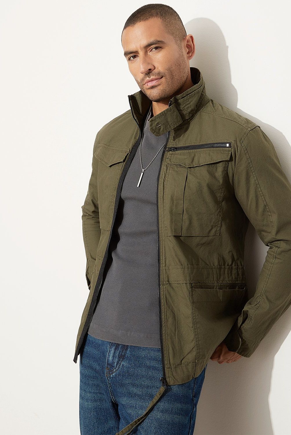 MOSSIMO - Chaqueta Utility Hombre Mossimo