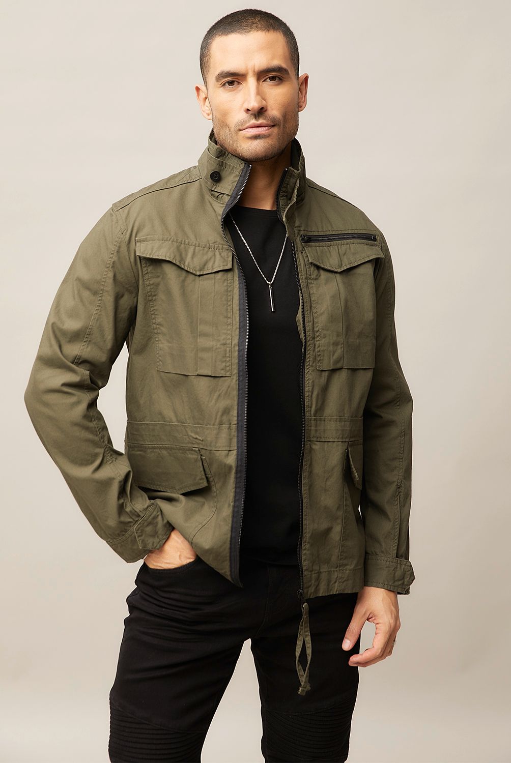 MOSSIMO - Chaqueta Utility Hombre Mossimo