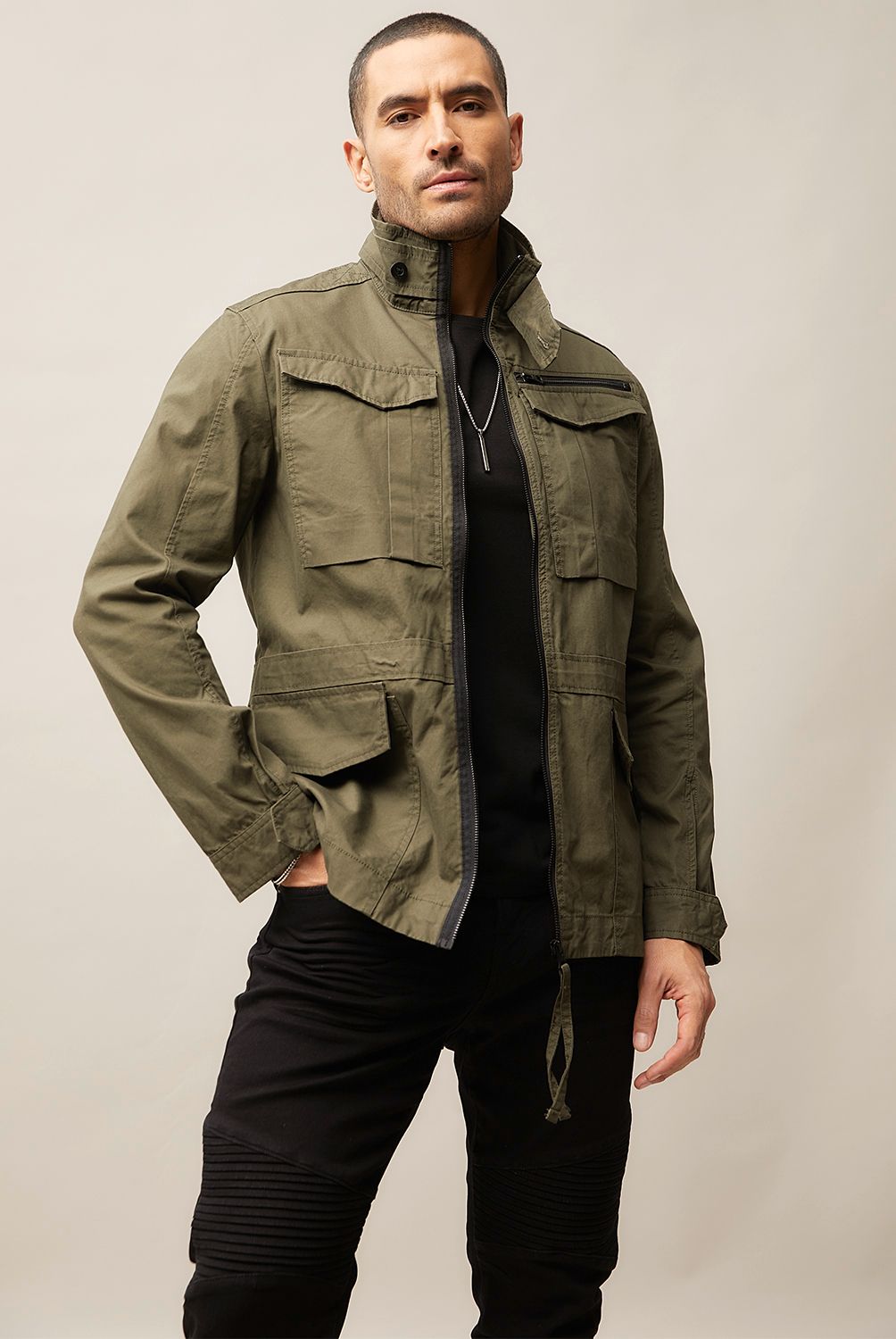 MOSSIMO - Chaqueta Utility Hombre Mossimo
