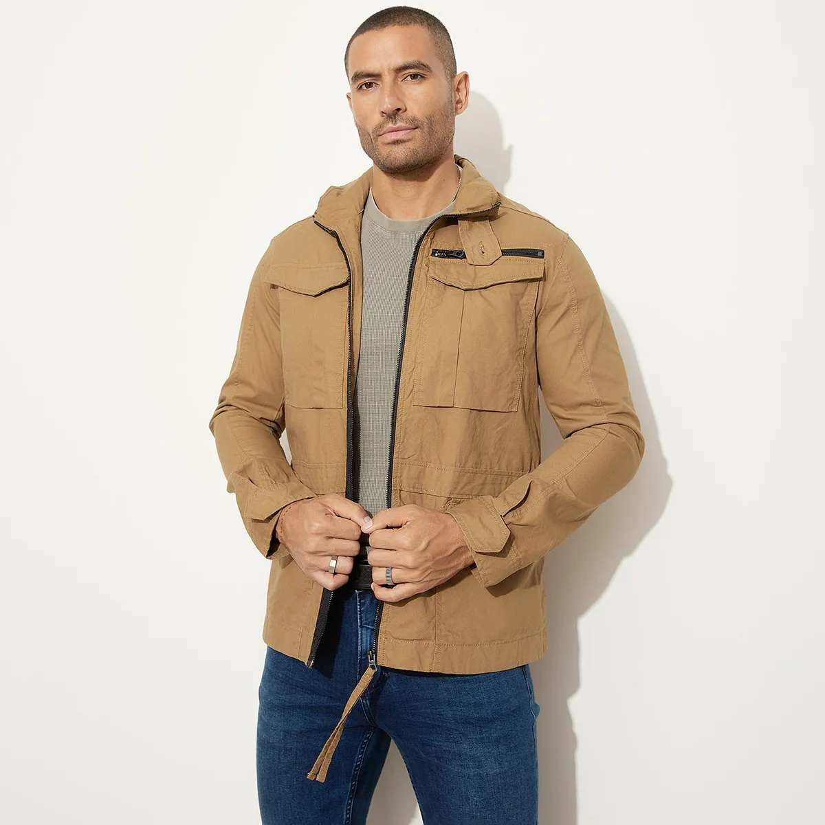 MOSSIMO - Chaqueta Utility Hombre Mossimo