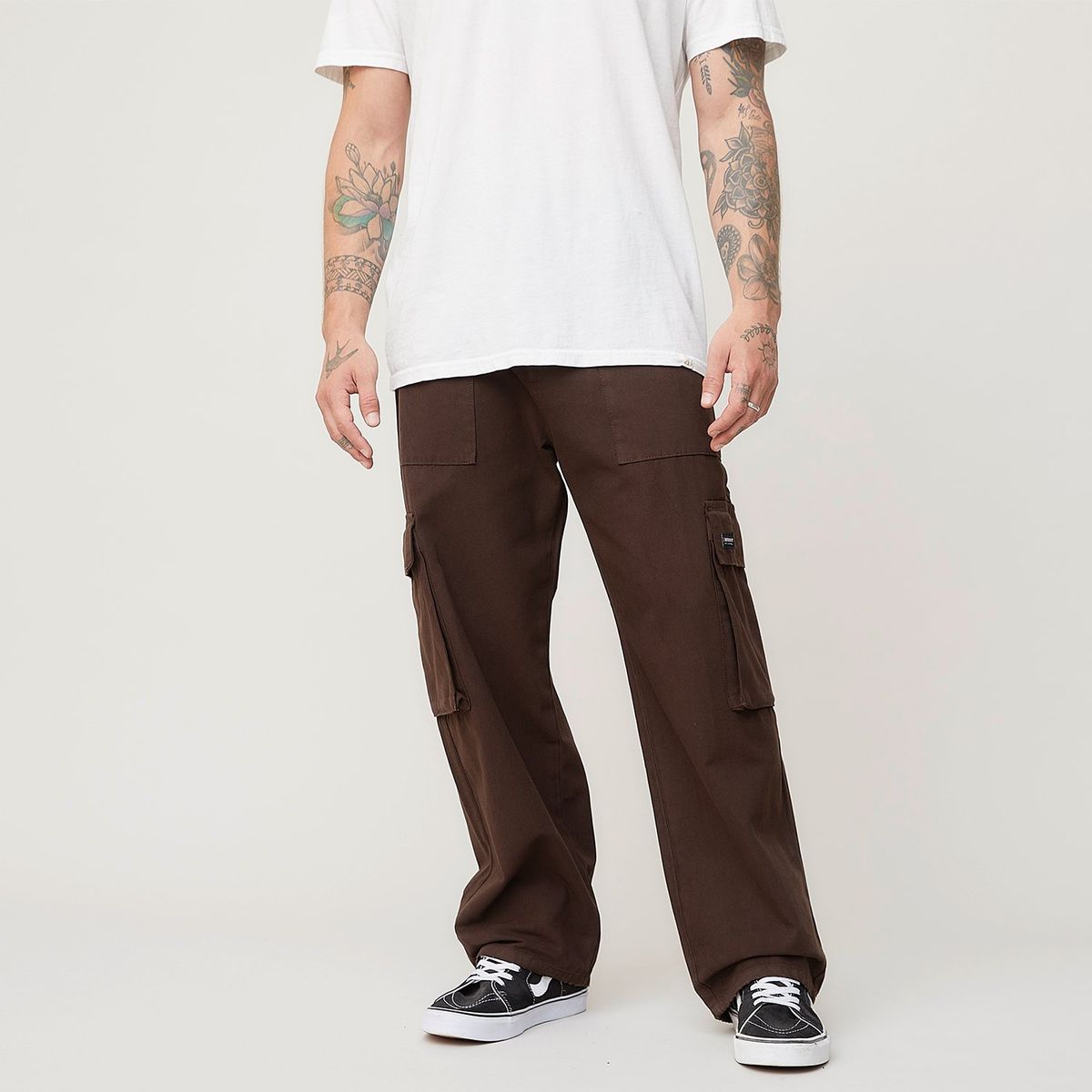 AMERICANINO - Pantalón Cargo Americanino Fit Relajado Hombre Algodón