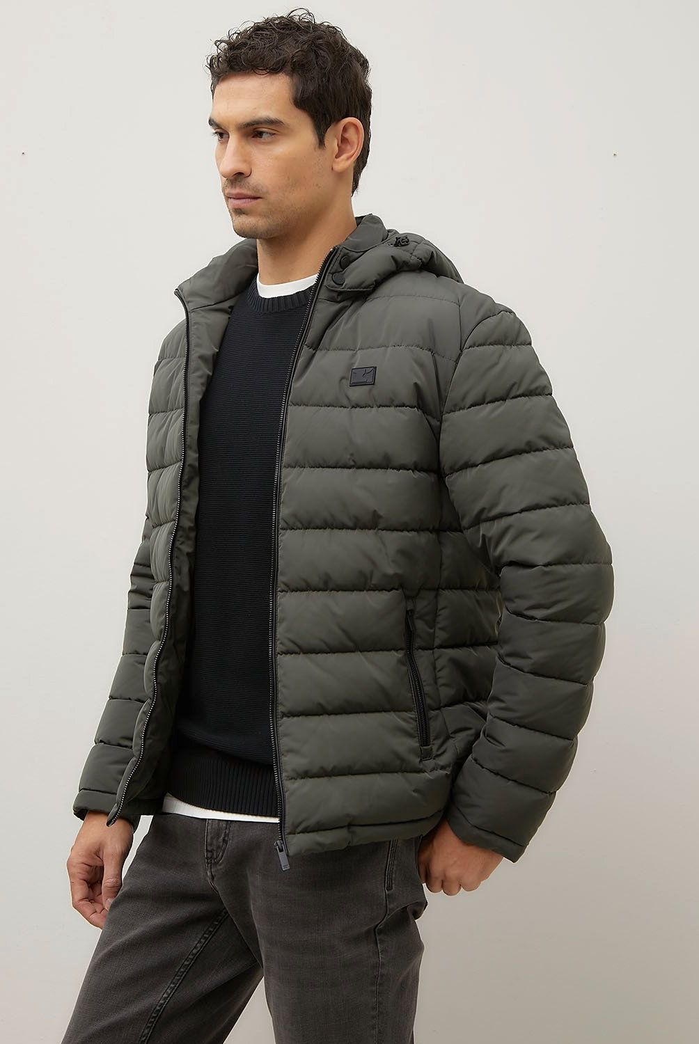 WOLF&HANK - Parka Casual Hombre Wolf&Hank Manga Larga