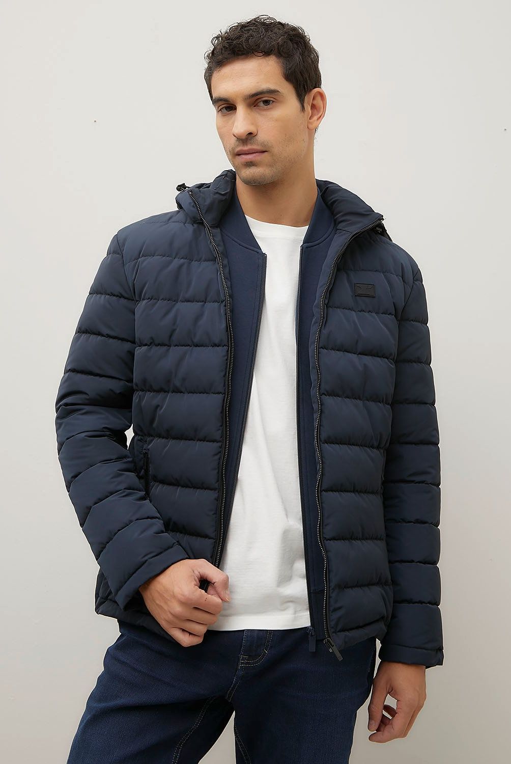 WOLF&HANK - Parka Casual Hombre Wolf&Hank Manga Larga