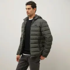 WOLF&HANK - Parka Casual Hombre Manga Larga