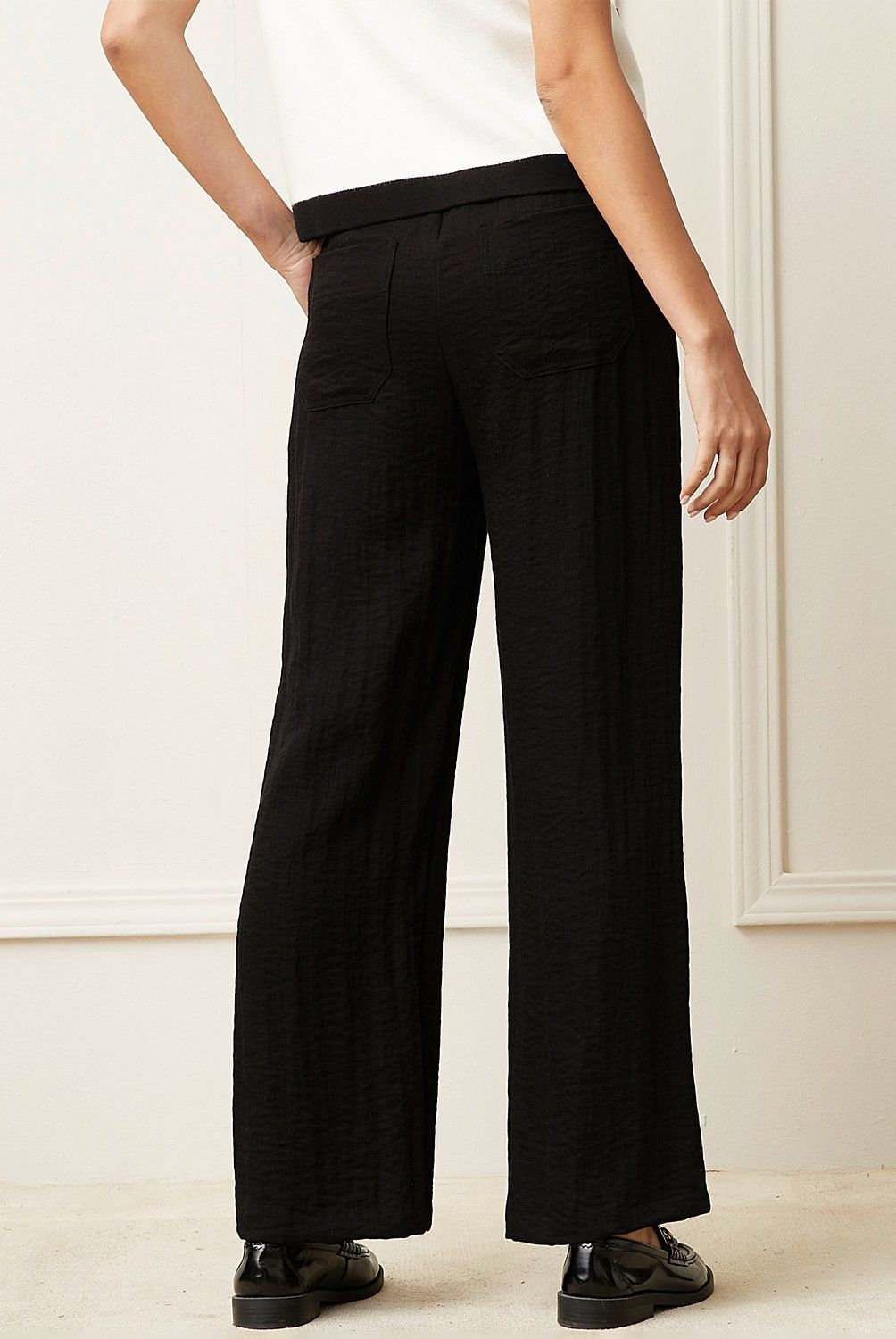 BASEMENT - Pantalón Recto Mujer Basement Animal Print Viscosa