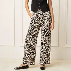 BASEMENT - Pantalón Recto Mujer Viscosa