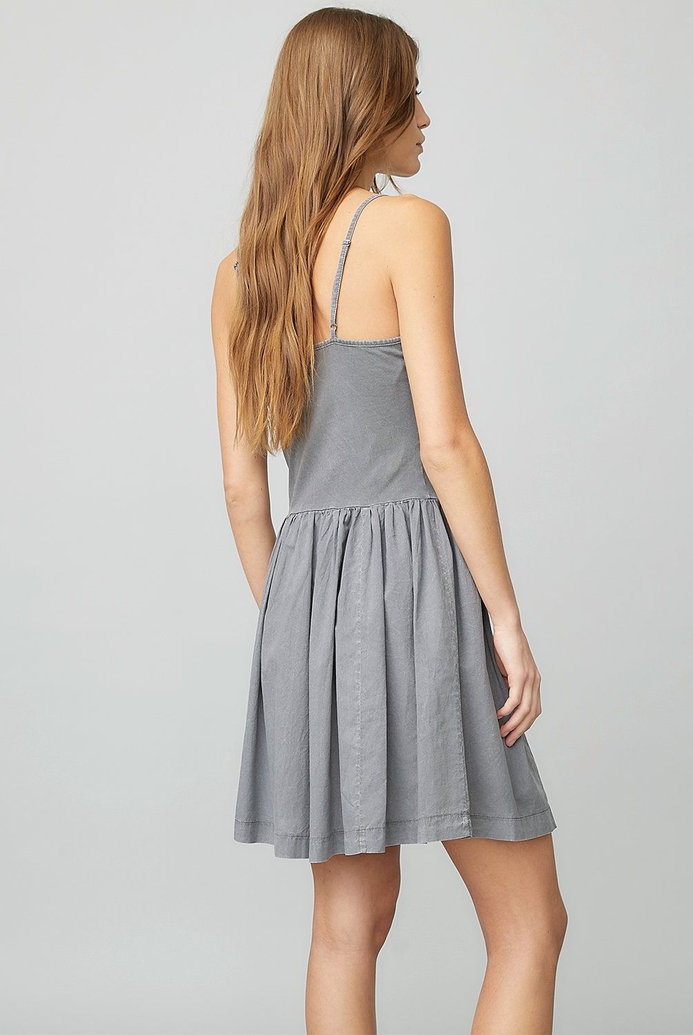 AMERICANINO - Vestido Americanino Mini Casual Algodón Mujer Sin Mangas Negro