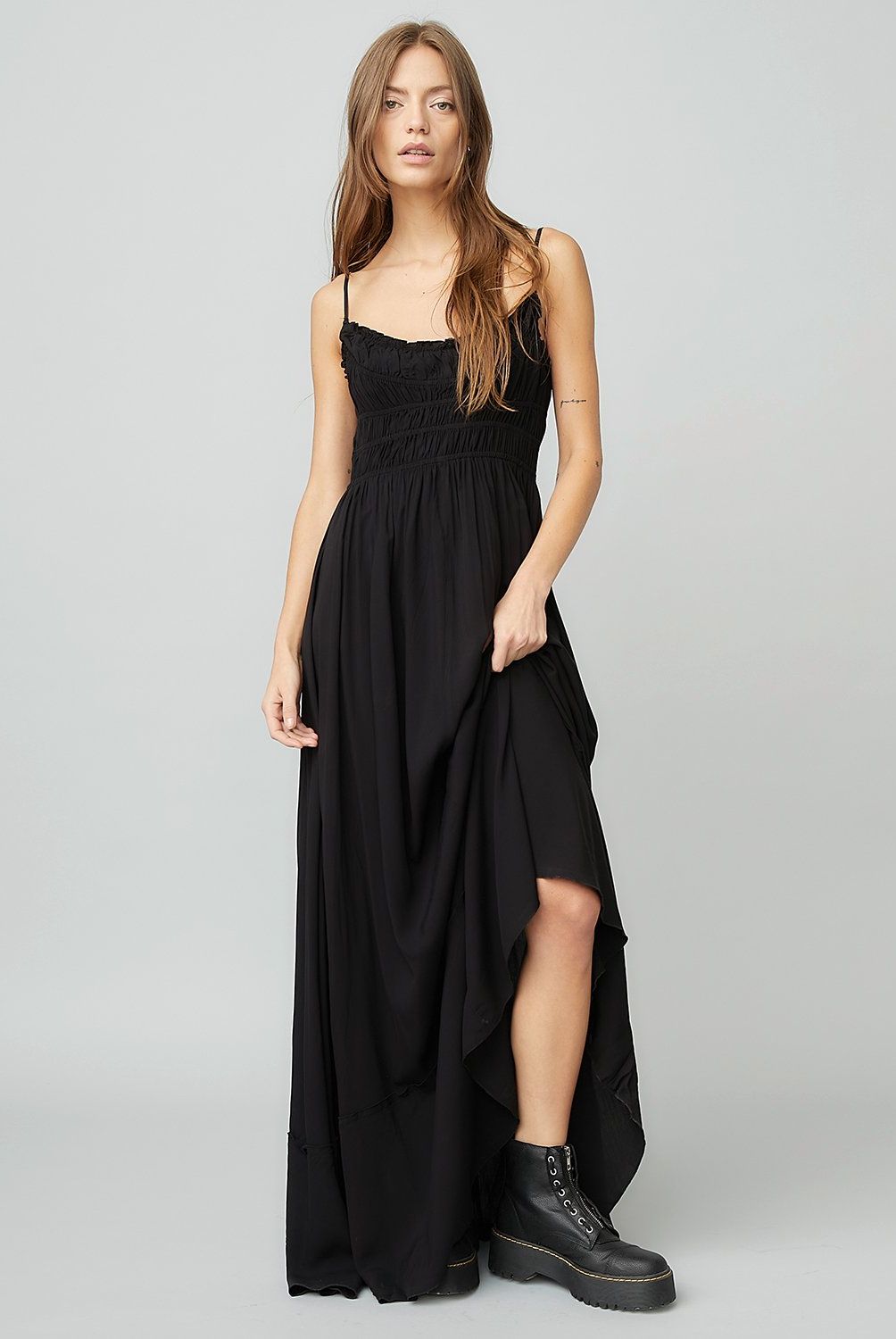 AMERICANINO - Vestido Largo Americanino Viscosa Sin Mangas Mujer