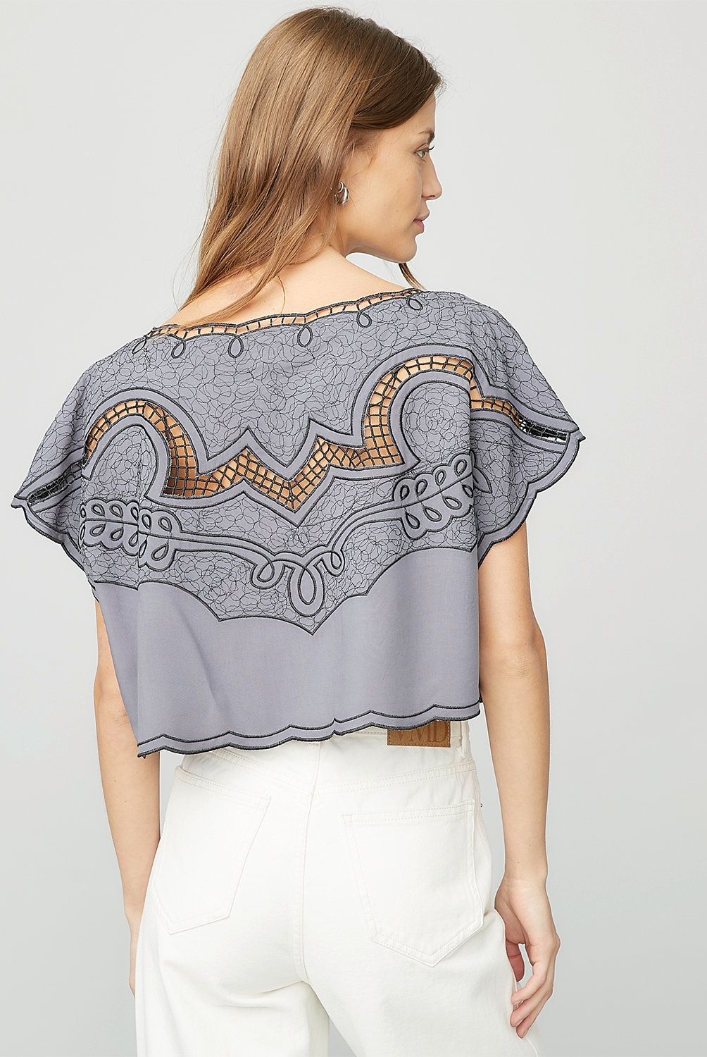AMERICANINO - Blusa Mujer Americanino Viscosa Manga Corta Estampada