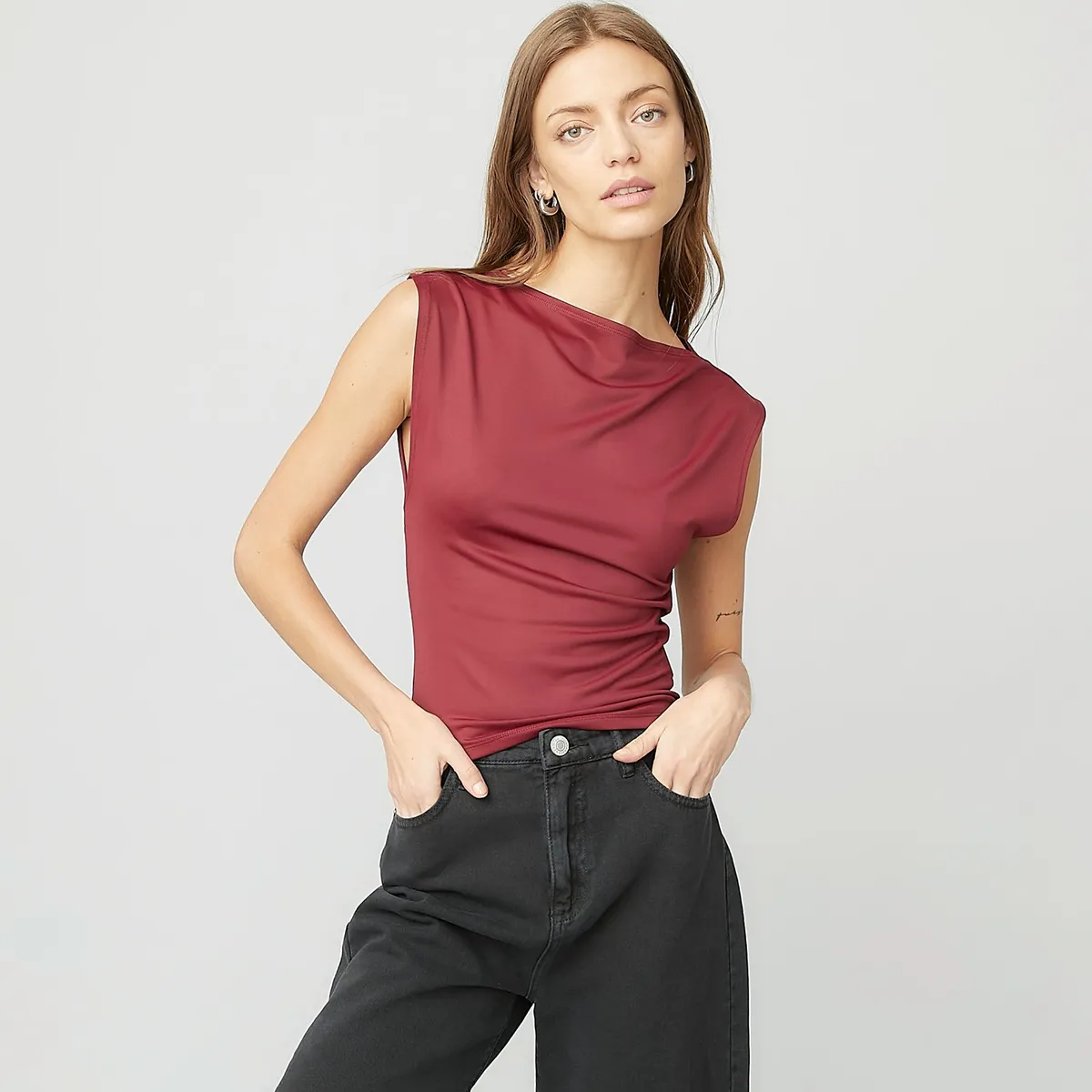 AMERICANINO - Polera Sin Mangas Americanino Mujer Casual