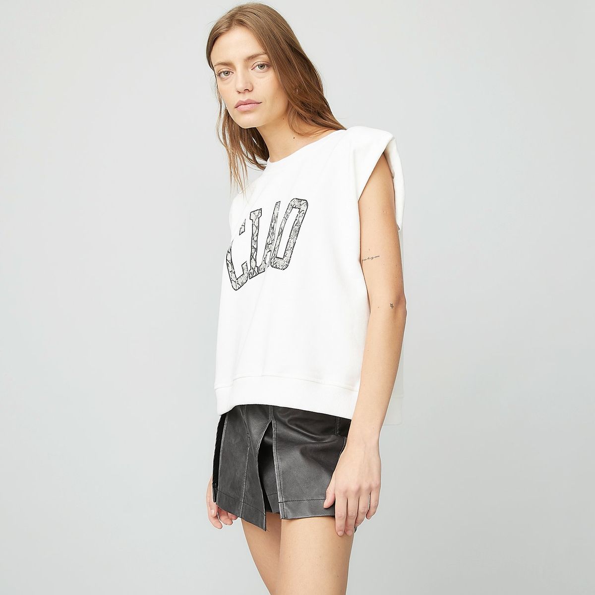 AMERICANINO - Polera Americanino Sin Mangas Algodón Mujer con Diseño