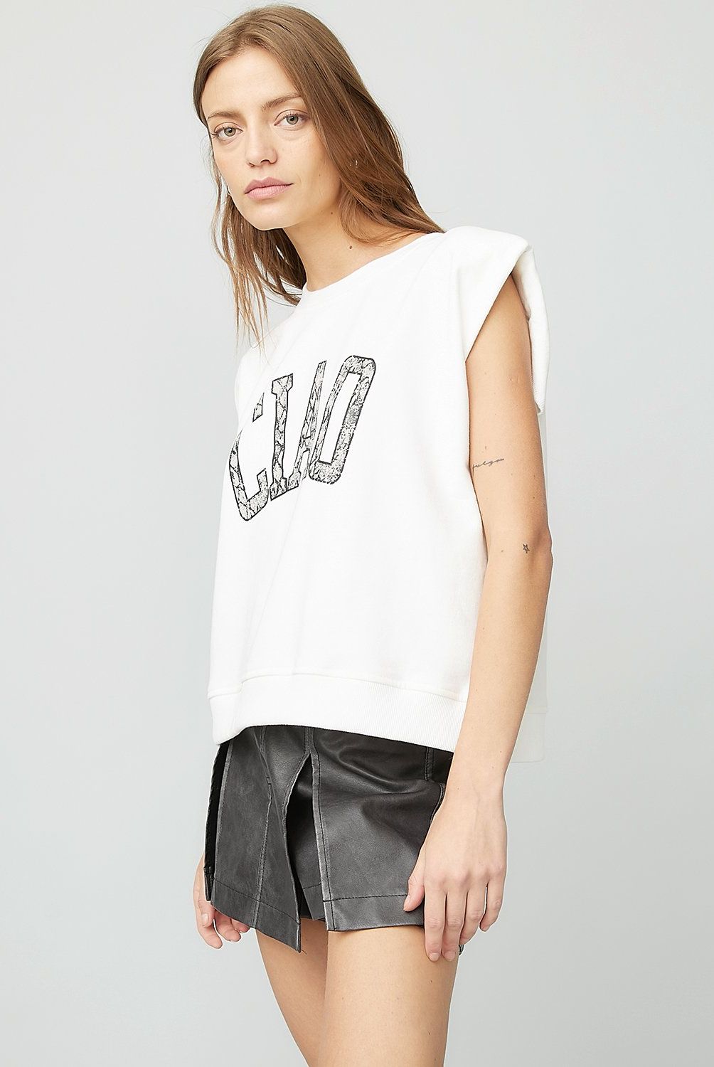 AMERICANINO - Polera Americanino Sin Mangas Algodón Mujer con Diseño