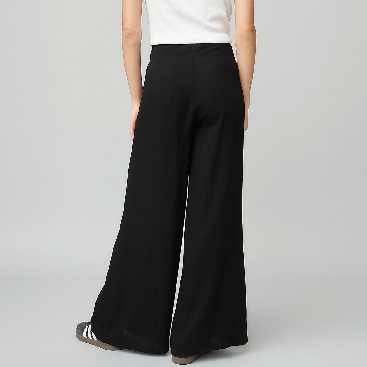 AMERICANINO - Pantalón Mujer Americanino Wide Leg Viscosa Estampado Animal