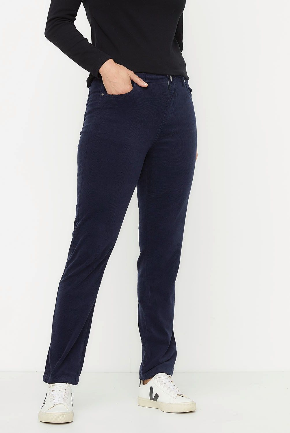 NEWPORT - Pantalón Cotelé Recto Mujer Newport