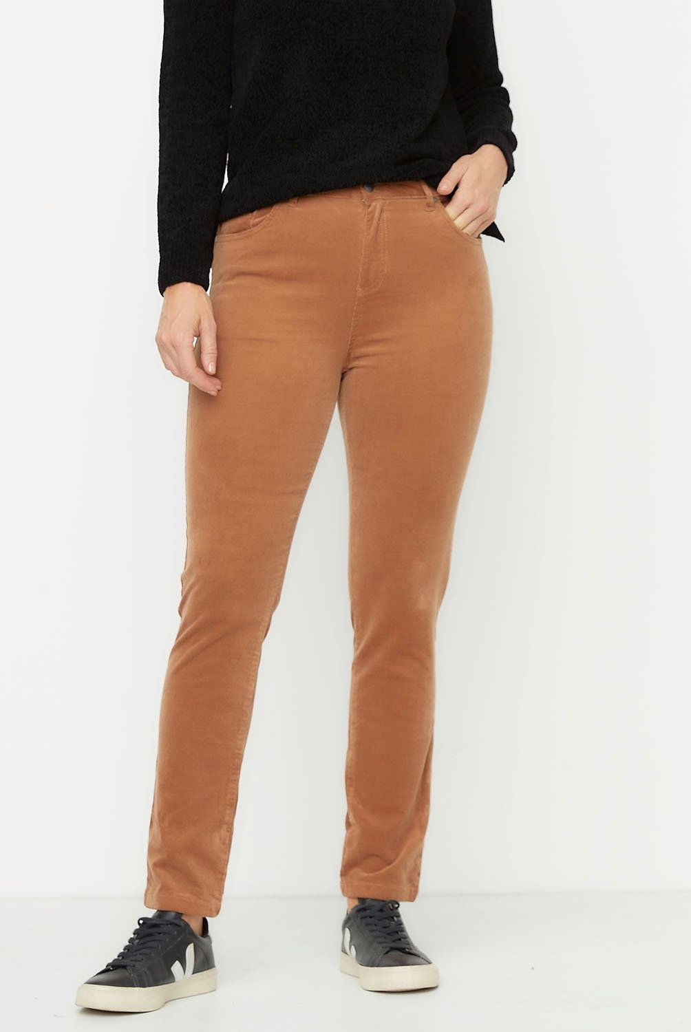 NEWPORT - Pantalón Cotelé Recto Mujer Newport