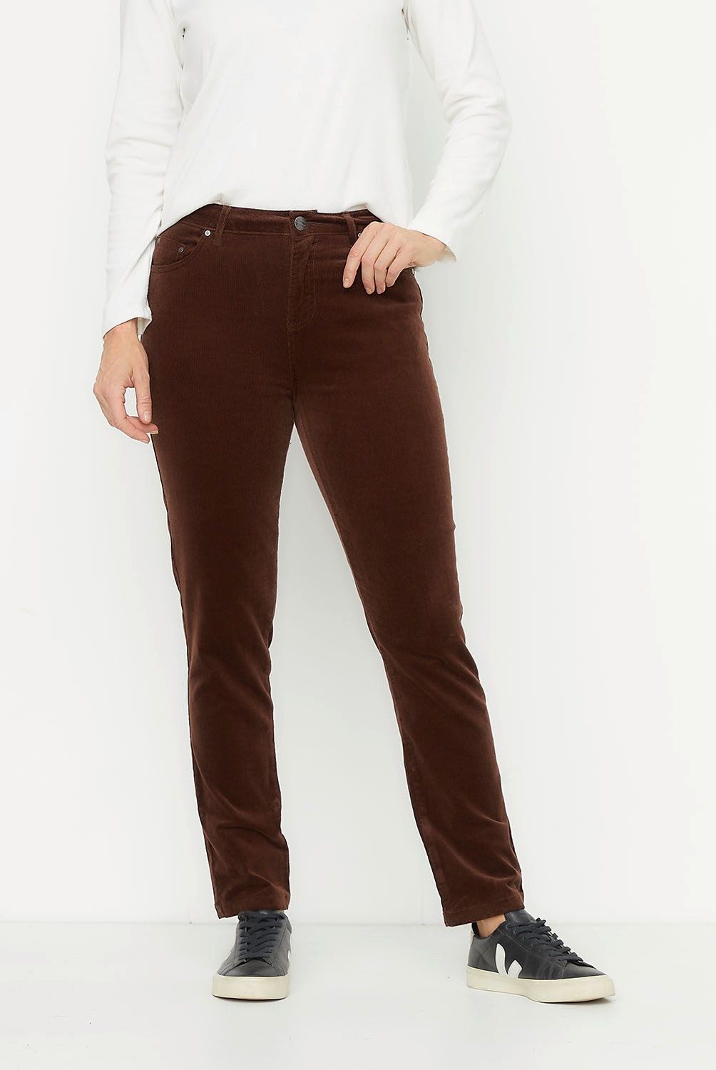 NEWPORT - Pantalón Cotelé Recto Mujer Newport