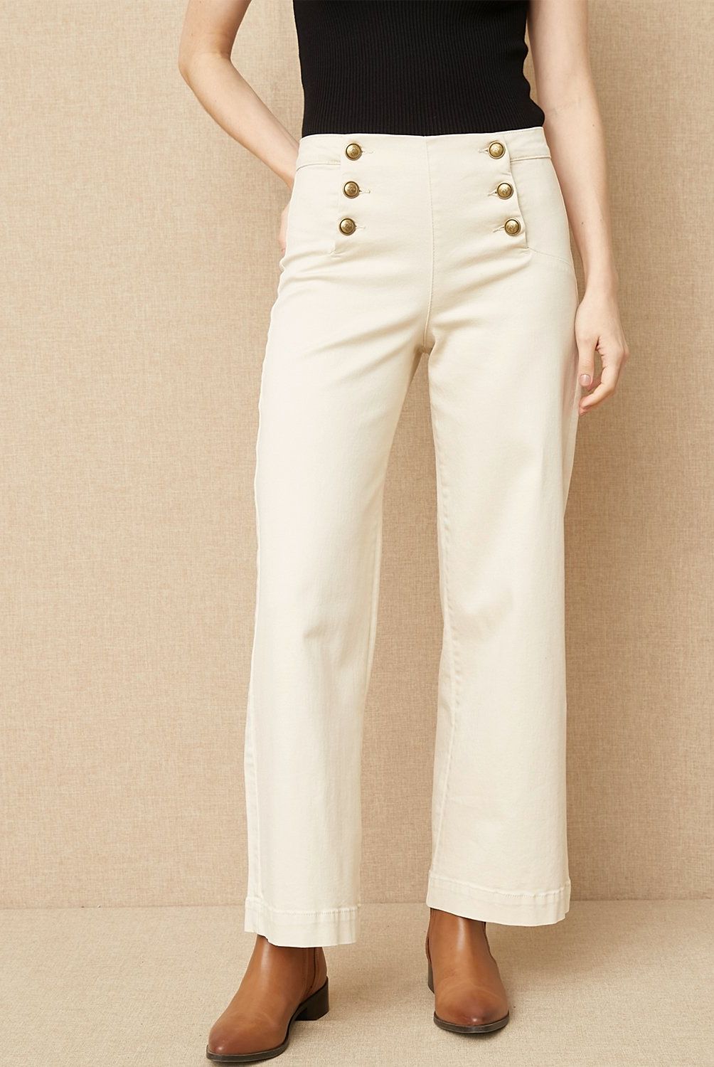 UNIVERSITY CLUB - Jeans Wide Leg Tiro Medio Mujer University Club