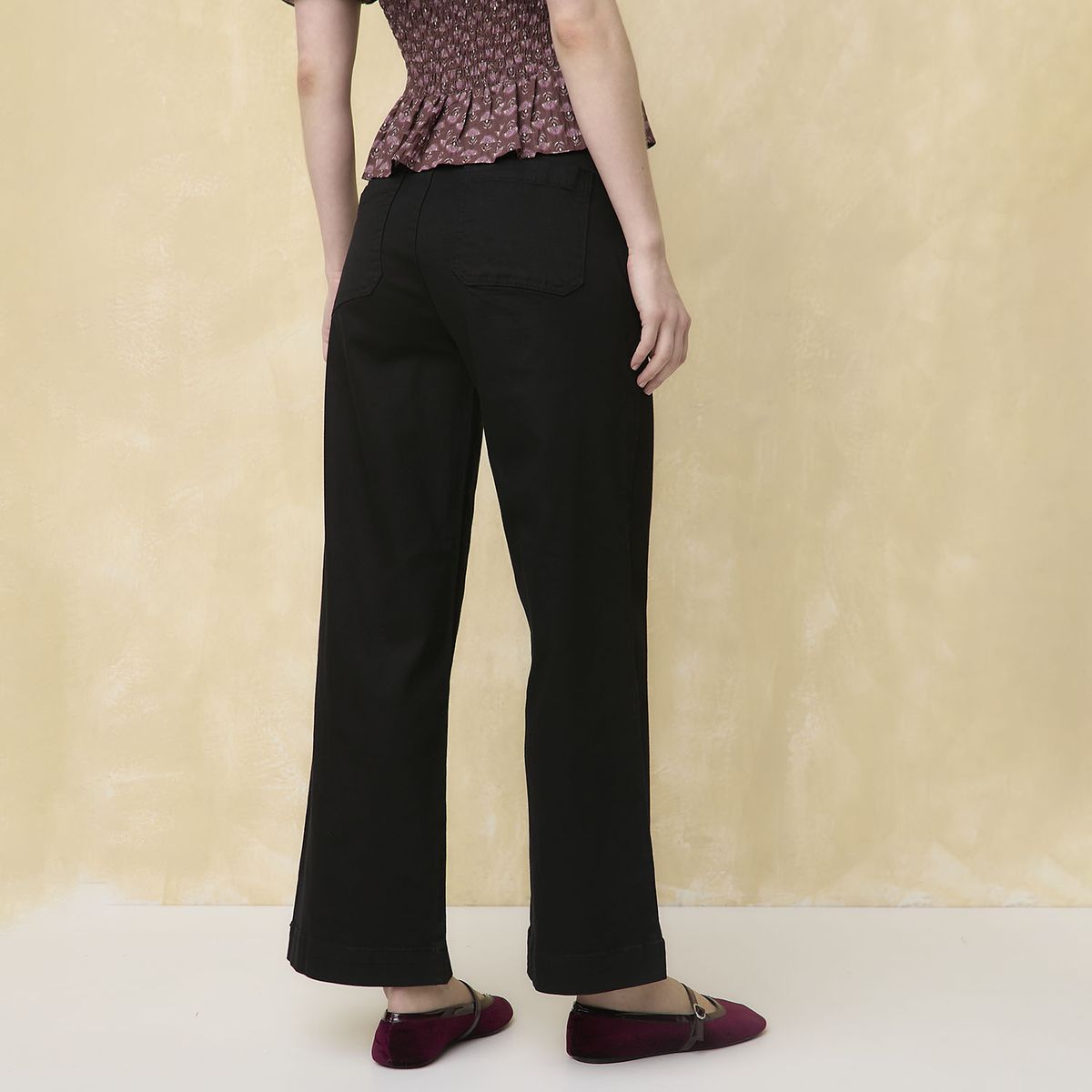 UNIVERSITY CLUB - Jeans Wide Leg Tiro Medio Mujer University Club