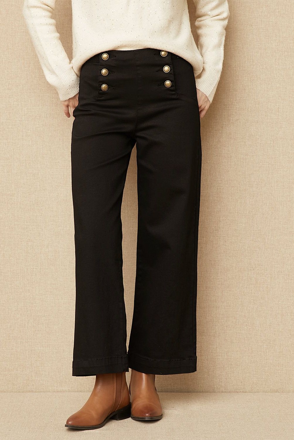 UNIVERSITY CLUB - Jeans Wide Leg Tiro Medio Mujer University Club