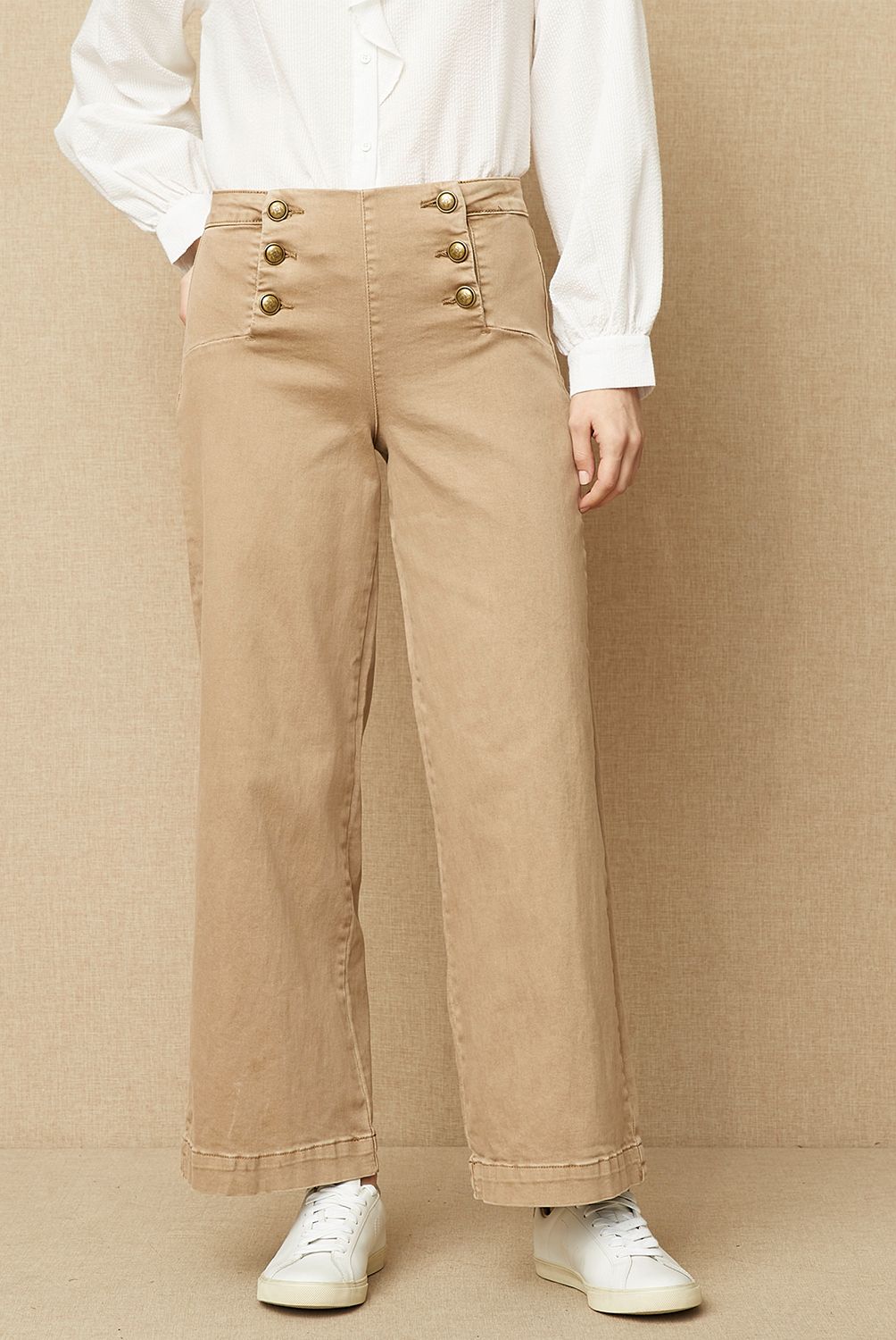 UNIVERSITY CLUB - Jeans Wide Leg Tiro Medio Mujer University Club