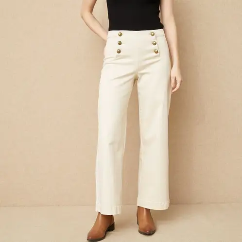 UNIVERSITY CLUB - Jeans Wide Leg Tiro Medio Mujer
