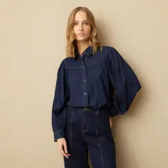 UNIVERSITY CLUB - Blusa Manga Larga Algodón Mujer