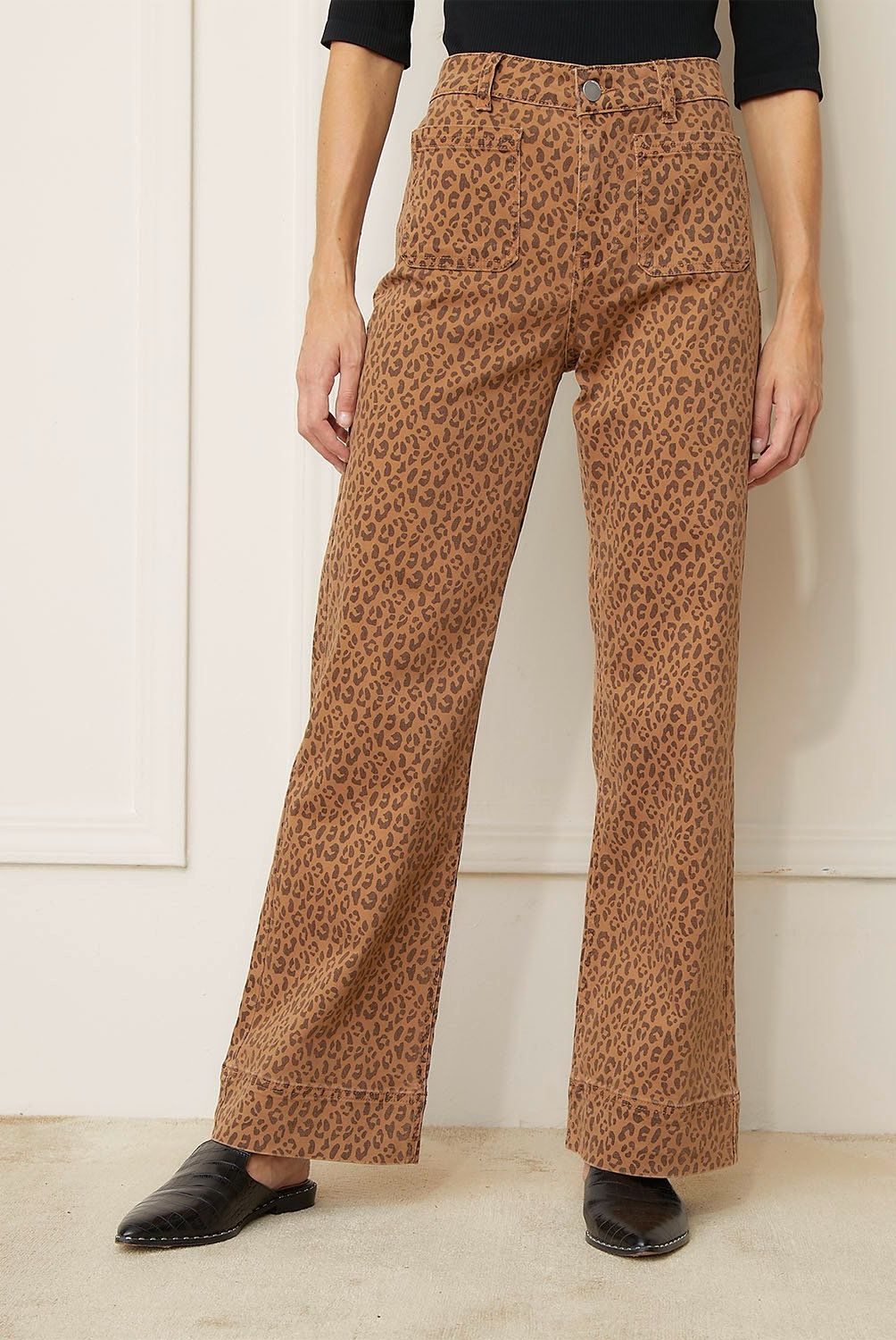 BASEMENT - Jeans Wide Leg Basement Mujer Algodón y Elastano