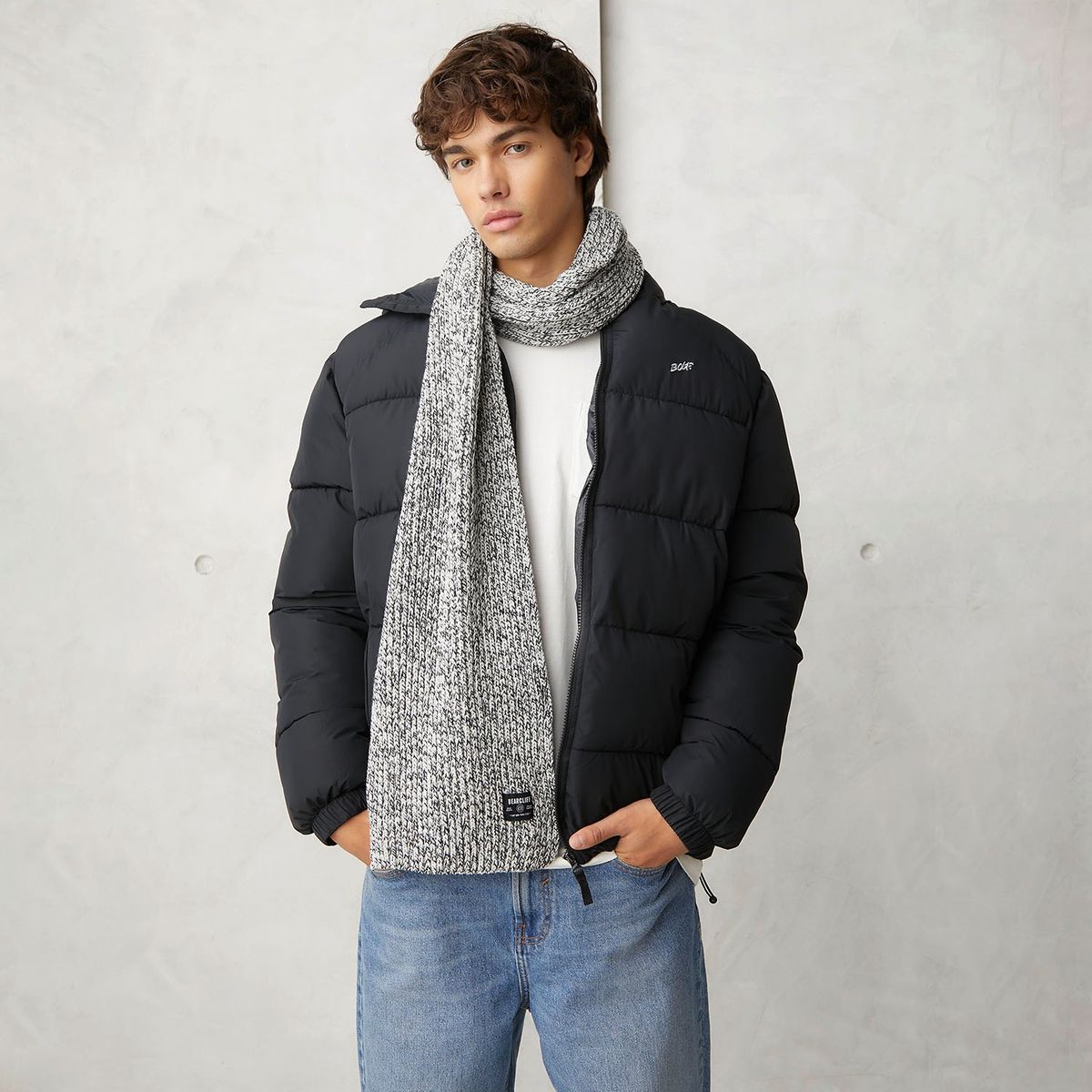 BEARCLIFF - Bufanda Hombre Bearcliff Casual Acrílico Invierno