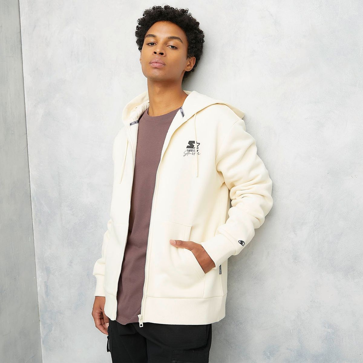 STARTER - Polerón Cierre Relaxed Fit Hombre Starter