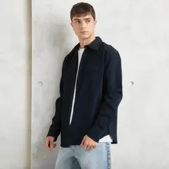 BEARCLIFF - Camisa Casual Manga Larga Algodón Hombre