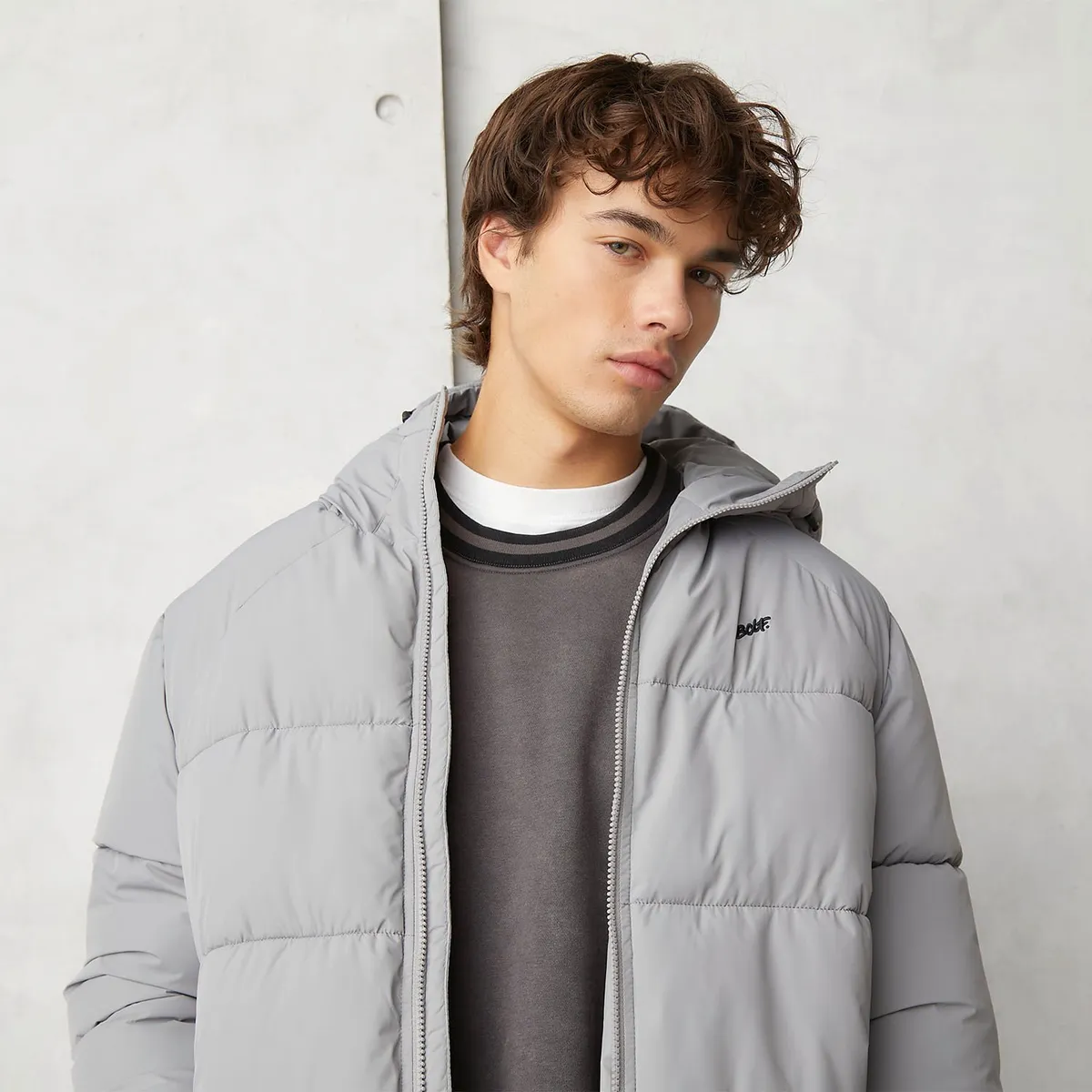 BEARCLIFF - Parka Manga Larga Hombre Bearcliff